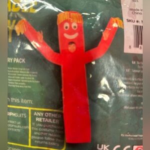 Red Wavy Arm Kids Costume